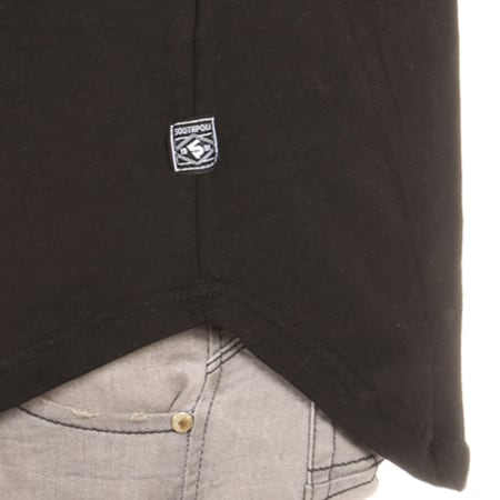 South Pole - Tee Shirt Oversize Patchs Brodés 17321-1440 Noir