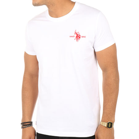 US Polo ASSN - Tee Shirt Casual Air Basic Blanc