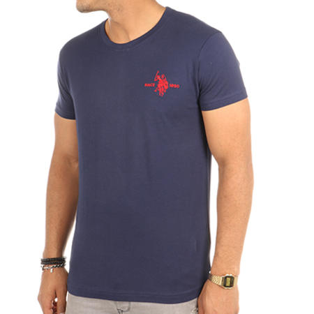 US Polo ASSN - Tee Shirt Casual Air Basic Bleu Marine