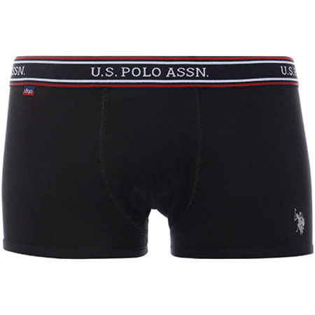 US Polo ASSN - Lot De 3 Boxers Tricolore Low Rise Noir
