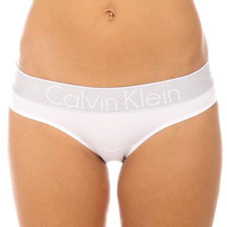 Calvin Klein - Culotte Femme Bikini Blanc 