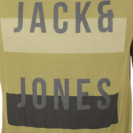 Jack And Jones - Tee Shirt Giant Vert Kaki 