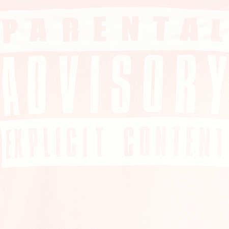Parental Advisory - Sweat Capuche Classic Logo Rose