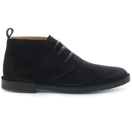 Selected - Chaussures Royce Chukka Wax Suede Black