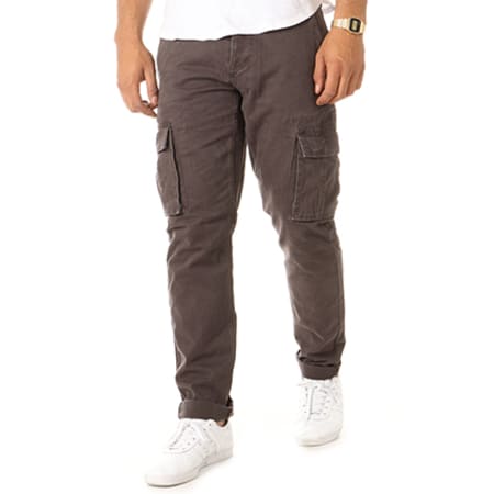 Only And Sons - Pantalon Cargo Kornelius Gris Anthracite