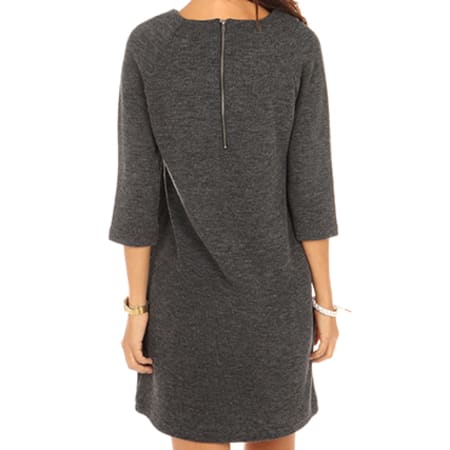 Only - Robe Femme Kitty Gris Anthracite