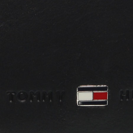 Tommy Hilfiger - Johnson Mini CC Portafoglio con patta e monete Nero