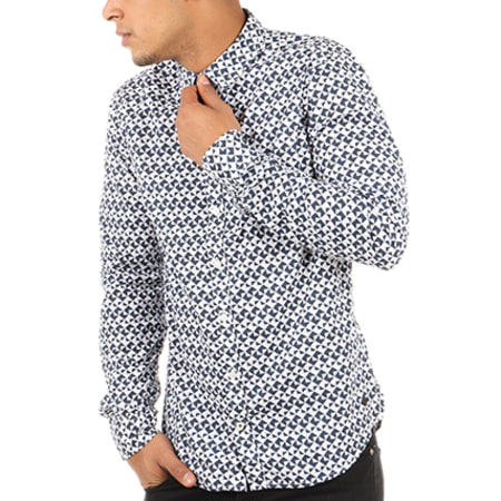 Casual Friday - Chemise Manches Longues 20501257 Noir Blanc 