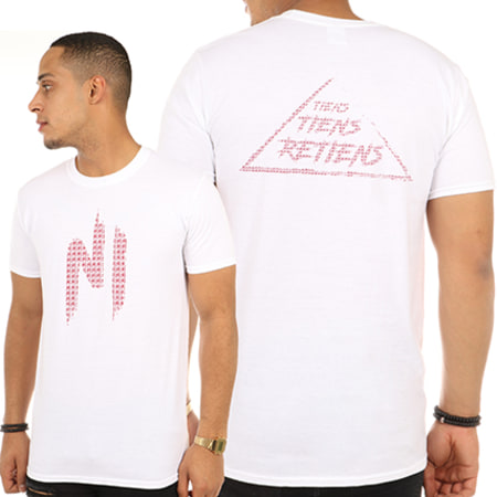 NI by Ninho - Tee Shirt Retiens Blanc Bordeaux