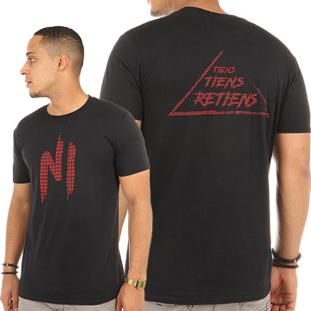 NI by Ninho - Tee Shirt Retiens Noir Rouge