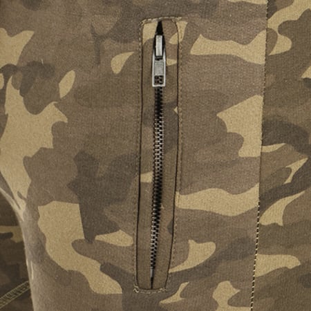 The Fresh Brand - Pantalon Jogging WGJF011 Vert Kaki Camouflage 