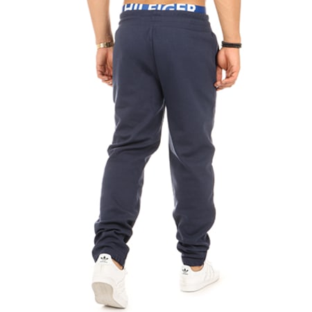 Tommy Hilfiger - Pantalon Jogging Cuffed Jersey Bleu Marine