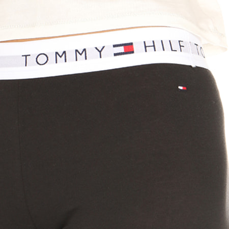 Tommy Hilfiger - Legging Femme Jersey 0365 Noir