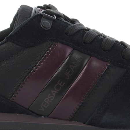 Versace Jeans Couture - Baskets Linea Running DisA1 Suede Nylon Noir