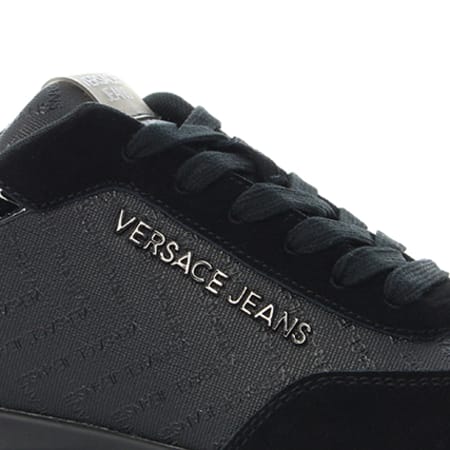 Versace Jeans Couture - Baskets Linea City Dis3 Coated Chevron Noir