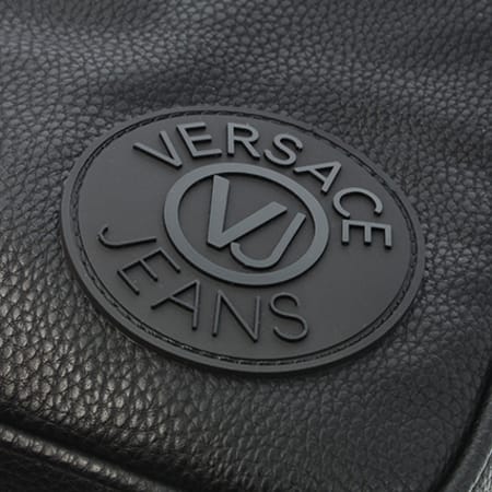 Versace Jeans Couture - Sacoche Linea Print Dis1 Grana Vacchetta Noir