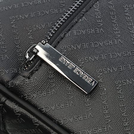 Versace Jeans Couture - Sacoche Linea Chevron Dis1 Saffiano Noir
