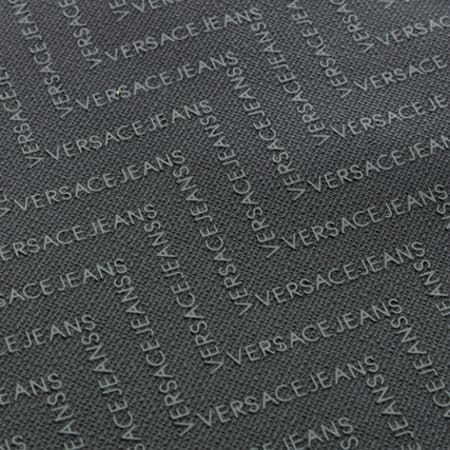 Versace Jeans Couture - Sacoche Linea Chevron Dis7 Saffiano Noir