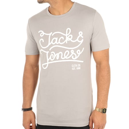 Jack And Jones - Tee Shirt Swell Gris 