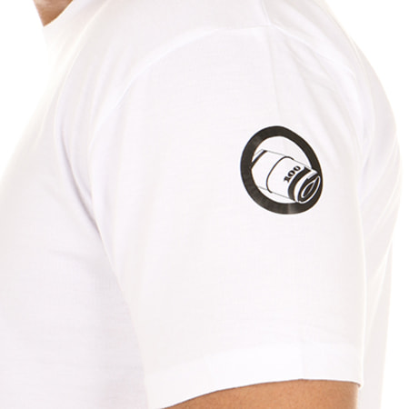 OhMonDieuSalva - Tee Shirt Abat La Hess Blanc Logo Noir