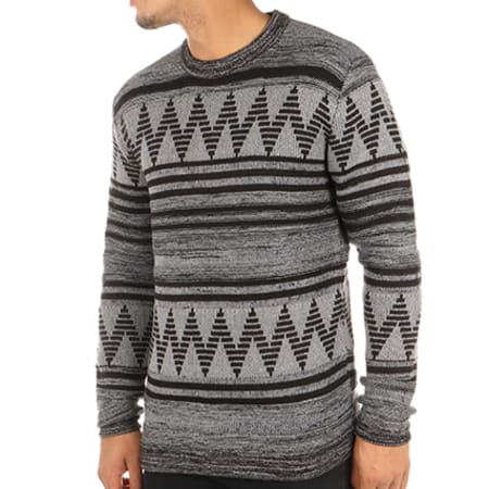 Only And Sons - Pull Dudley Gris Anthracite Chiné