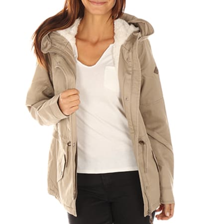 Only - Parka Femme Abby Beige