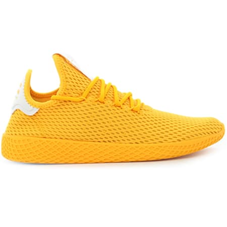 Adidas Originals - Baskets Tennis HU Pharrell Williams CP9767 Core Gold Footwear White 