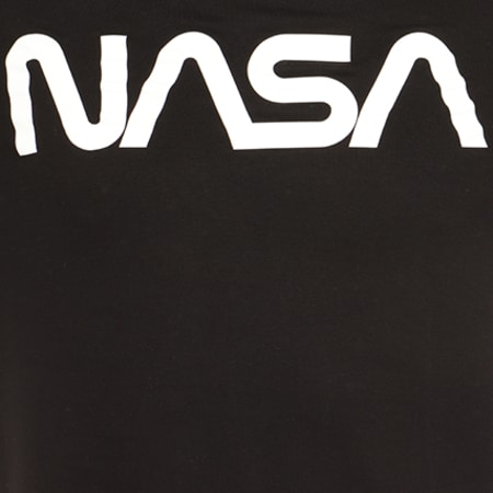 NASA - Sweat Capuche Patch Brodé Worm Logo Noir