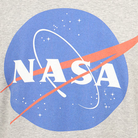 NASA - Sweat Crewneck Insignia Gris Chiné