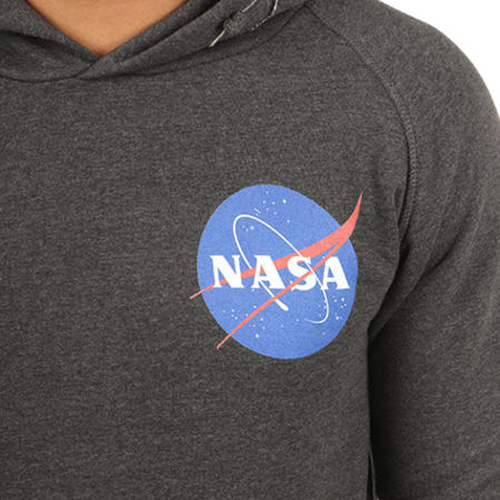 NASA - Sweat Capuche Insignia Gris Anthracite