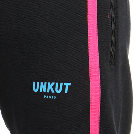 Unkut - Pantalon Jogging Avec Bandes Sidney Noir
