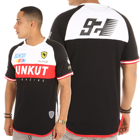 Unkut - Tee Shirt Oversize Avec Patchs Brodés Sprint Noir