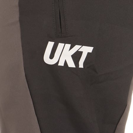 Unkut - Pantalon Jogging London Noir Gris Anthracite 
