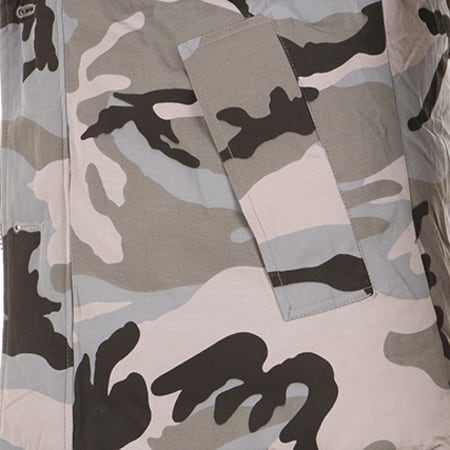 Frilivin - Parka Fourrure FD808 Gris Camouflage