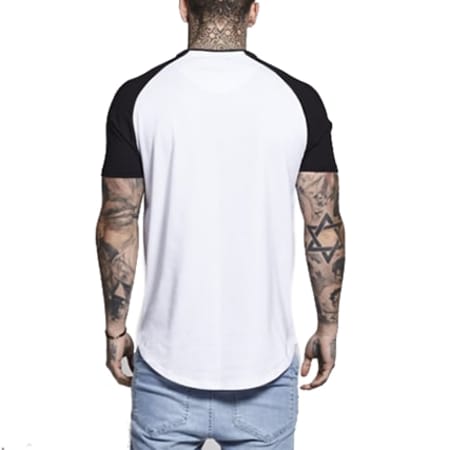 SikSilk - Tee Shirt Oversize Raglan Blanc