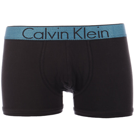 Calvin Klein - Boxer Customized Stretch NB1409A Noir Bleu Clair
