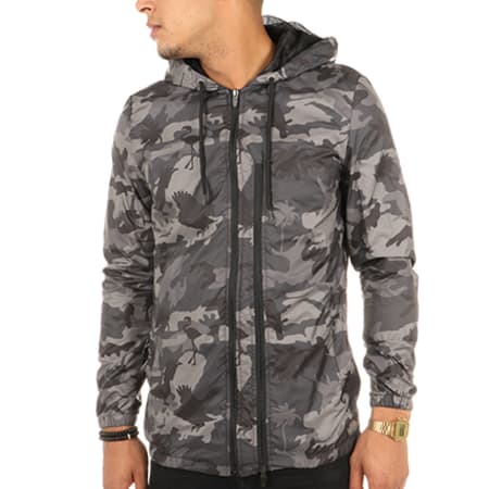 Ikao - Coupe Vent F18048 Gris Camouflage