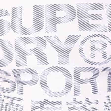 Superdry - Tee Shirt De Sport Athletic Graphic Blanc