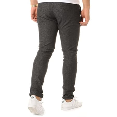 Only And Sons - Pantalon Chino Mathias 7180 Gris Anthracite Chiné 