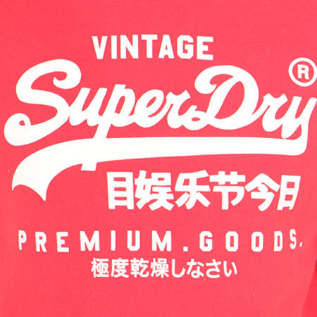 Superdry - Sweat Capuche Premium Goods Rouge