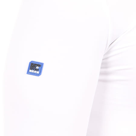 Superdry - Tee Shirt Manches Longues De Sport Athletic Blanc