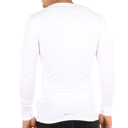 Superdry - Tee Shirt Manches Longues De Sport Athletic Blanc