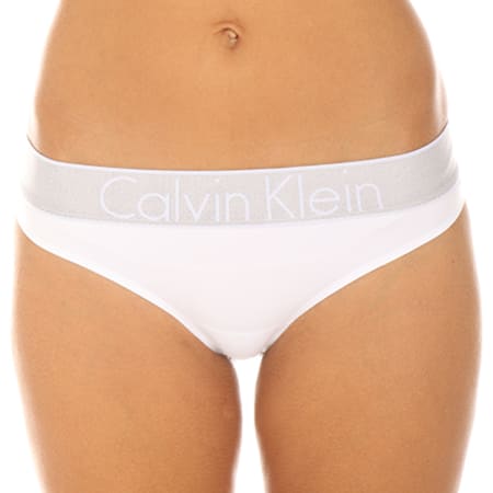 Calvin Klein - String Femme Thong Blanc