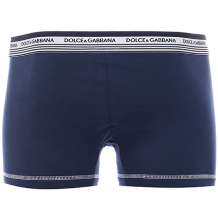 Dolce & Gabbana - Boxer Stretch Cotton Fugia Bleu Marine