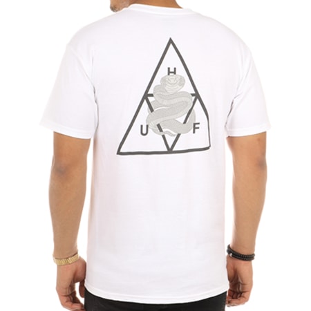HUF - Tee Shirt Ambush Triple Triangle Blanc