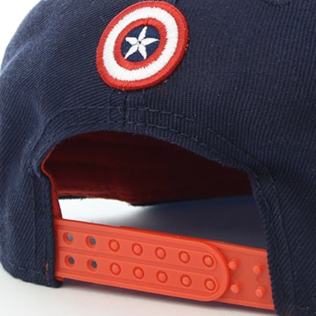 Captain America - Casquette Snapback Captain America Civil Bleu Marine