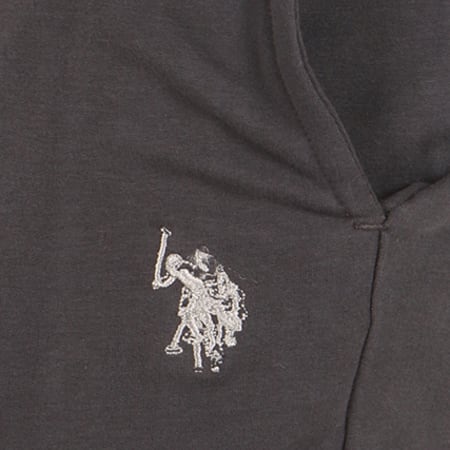 US Polo ASSN - Pantalon Jogging Logo Gris Anthracite