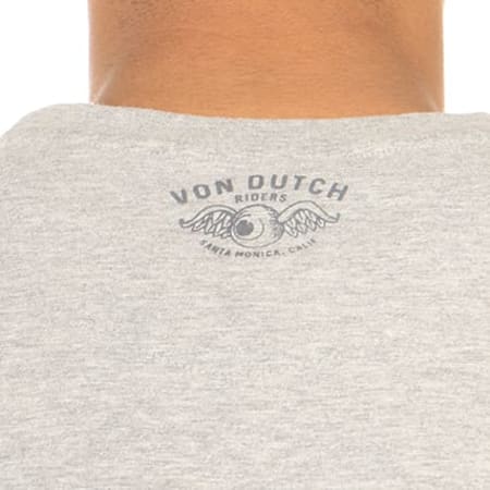 Von Dutch - Tee Shirt Angel Gris Chiné
