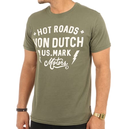 Von Dutch - Tee Shirt Angel Vert Kaki