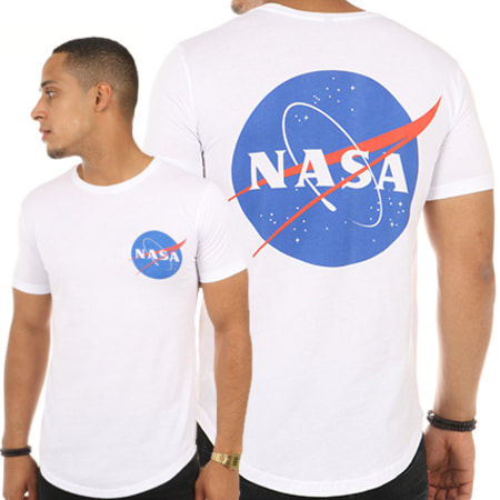 NASA - Tee Shirt Oversize Insignia Blanc